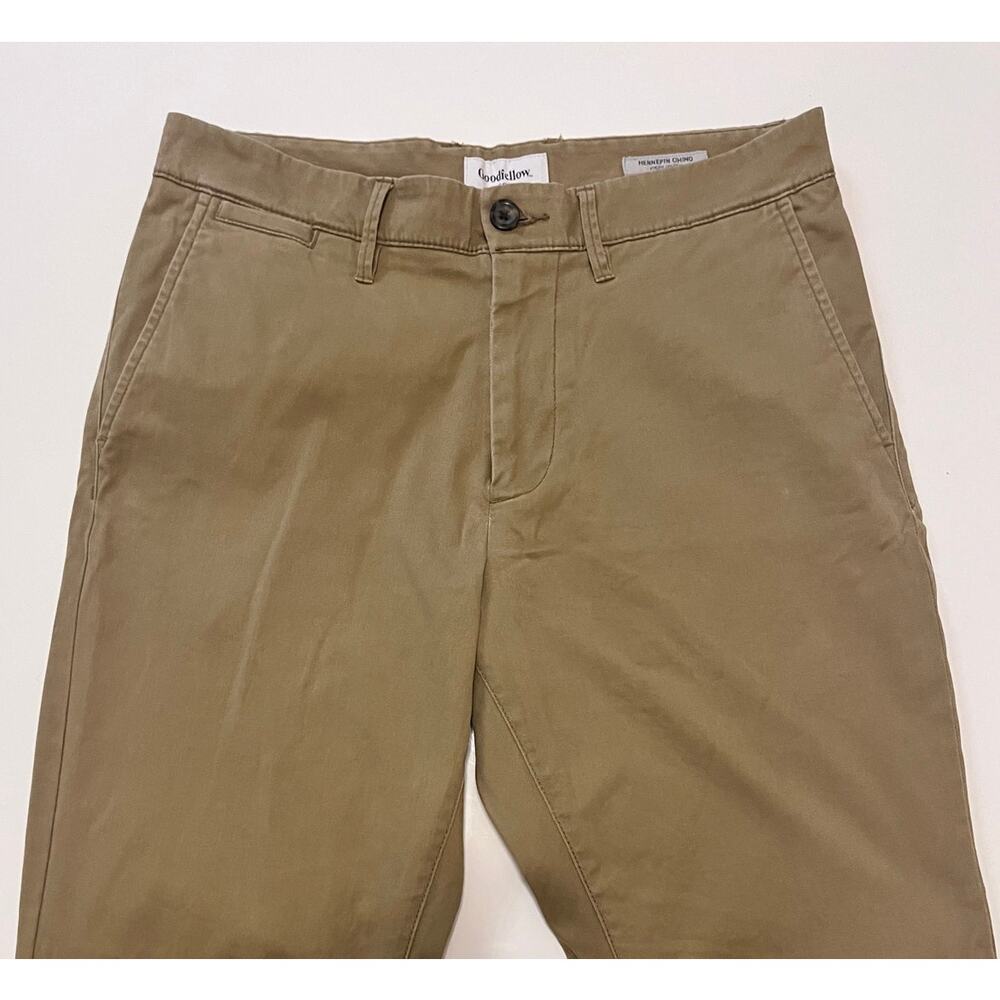 Men's Goodfellow & Co. Hennepin Chino Tan Khaki Pants 30Wx32L